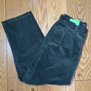 Houston White NWT Women’s 34x30 Pleated Trousers Olive Green Wide Leg